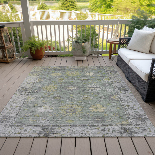 Addison Chantille ACN2052 Global Machine Made Traditional Sage Rug
