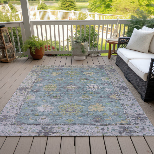 Addison Chantille ACN2052 Global Machine Made Traditional Seafoam Rug