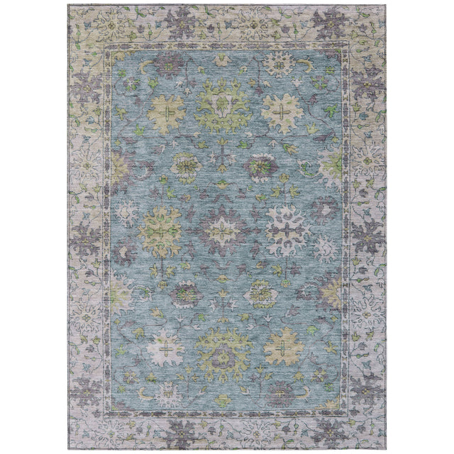 Addison Chantille ACN2052 Global Machine Made Traditional Seafoam Rug