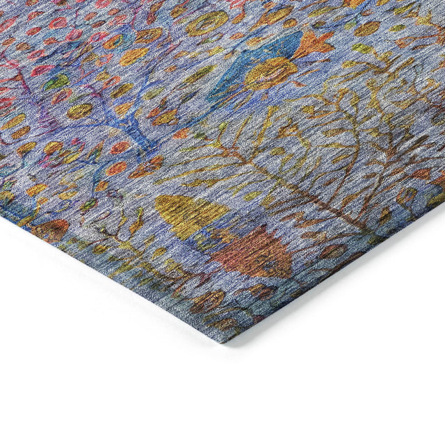 Addison Chantille ACN2053 Americana Machine Made Transitional Blue Rug