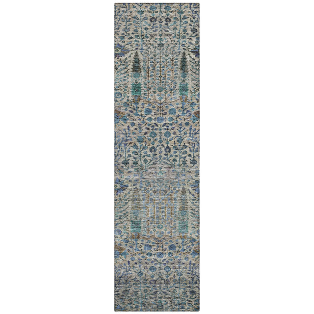 Addison Chantille ACN2053 Americana Machine Made Transitional Brown Rug