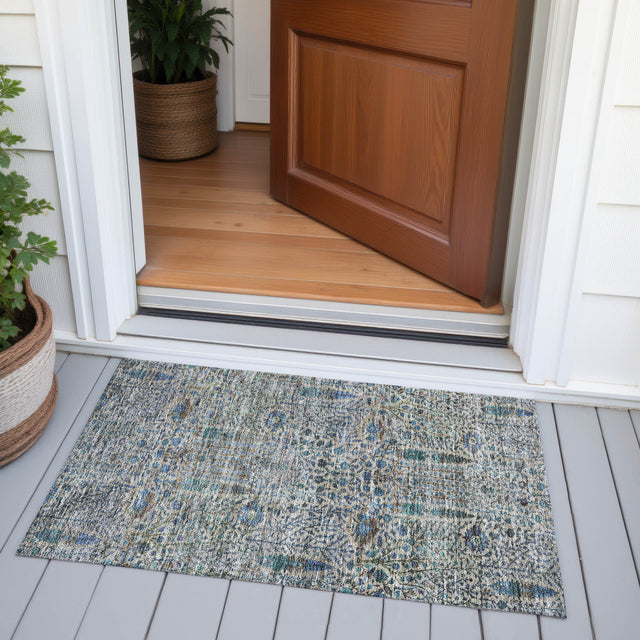 Addison Chantille ACN2053 Americana Machine Made Transitional Brown Rug