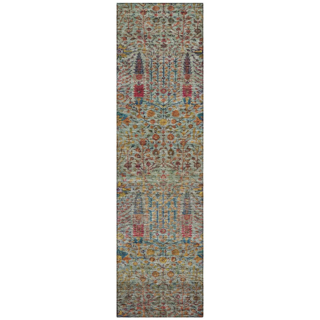 Addison Chantille ACN2053 Americana Machine Made Transitional Green Rug