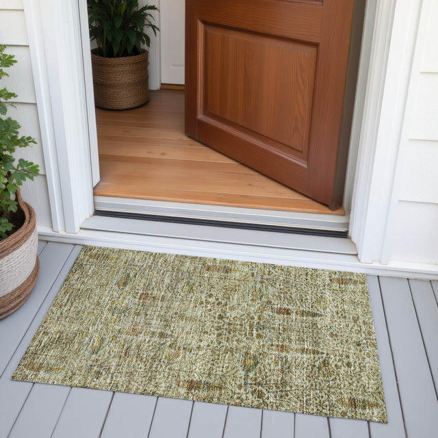 Addison Chantille ACN2053 Americana Machine Made Transitional Wheat Rug