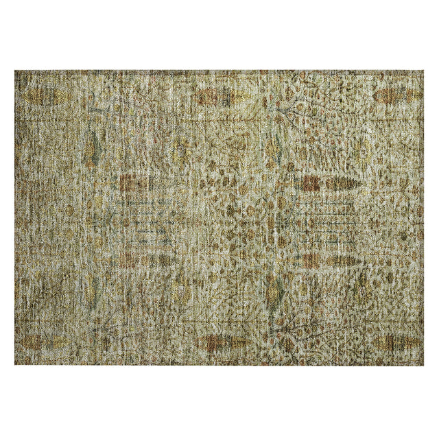 Addison Chantille ACN2053 Americana Machine Made Transitional Wheat Rug