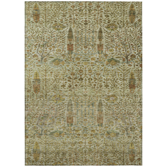 Addison Chantille ACN2053 Americana Machine Made Transitional Wheat Rug