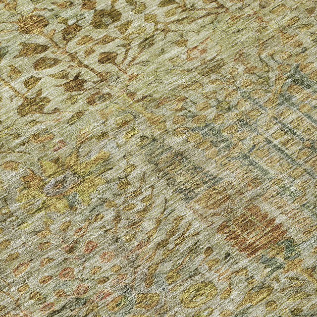 Addison Chantille ACN2053 Americana Machine Made Transitional Wheat Rug