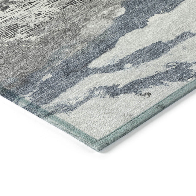 Addison Chantille ACN2054 Abstract Machine Made Transitional Gray Rug