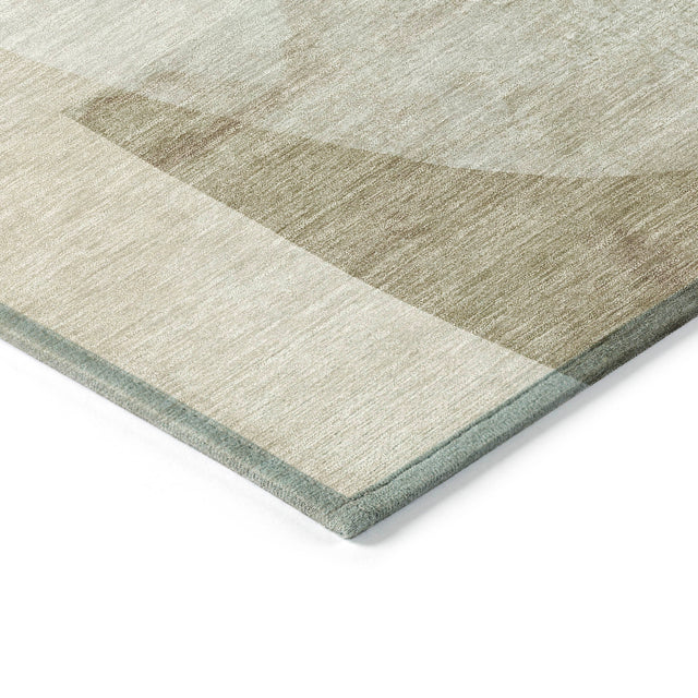 Addison Chantille ACN2057 Abstract Machine Made Transitional Beige Rug