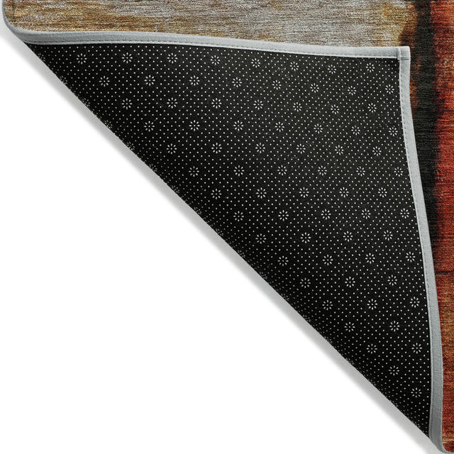 Addison Chantille ACN2059 Abstract Machine Made Transitional Paprika Rug