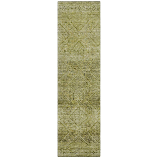 Addison Chantille ACN2060 Geometric Machine Made Transitional Aloe Rug