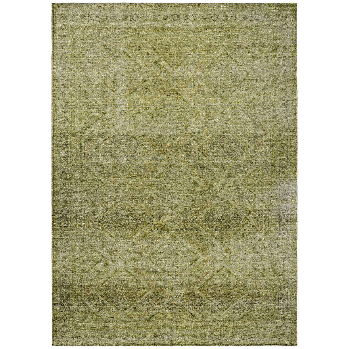 Addison Chantille ACN2060 Geometric Machine Made Transitional Aloe Rug