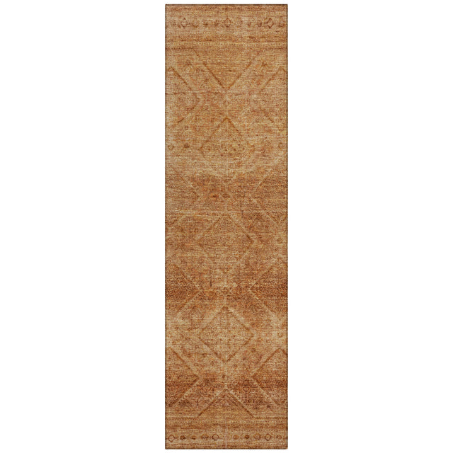 Addison Chantille ACN2060 Geometric Machine Made Transitional Copper Rug