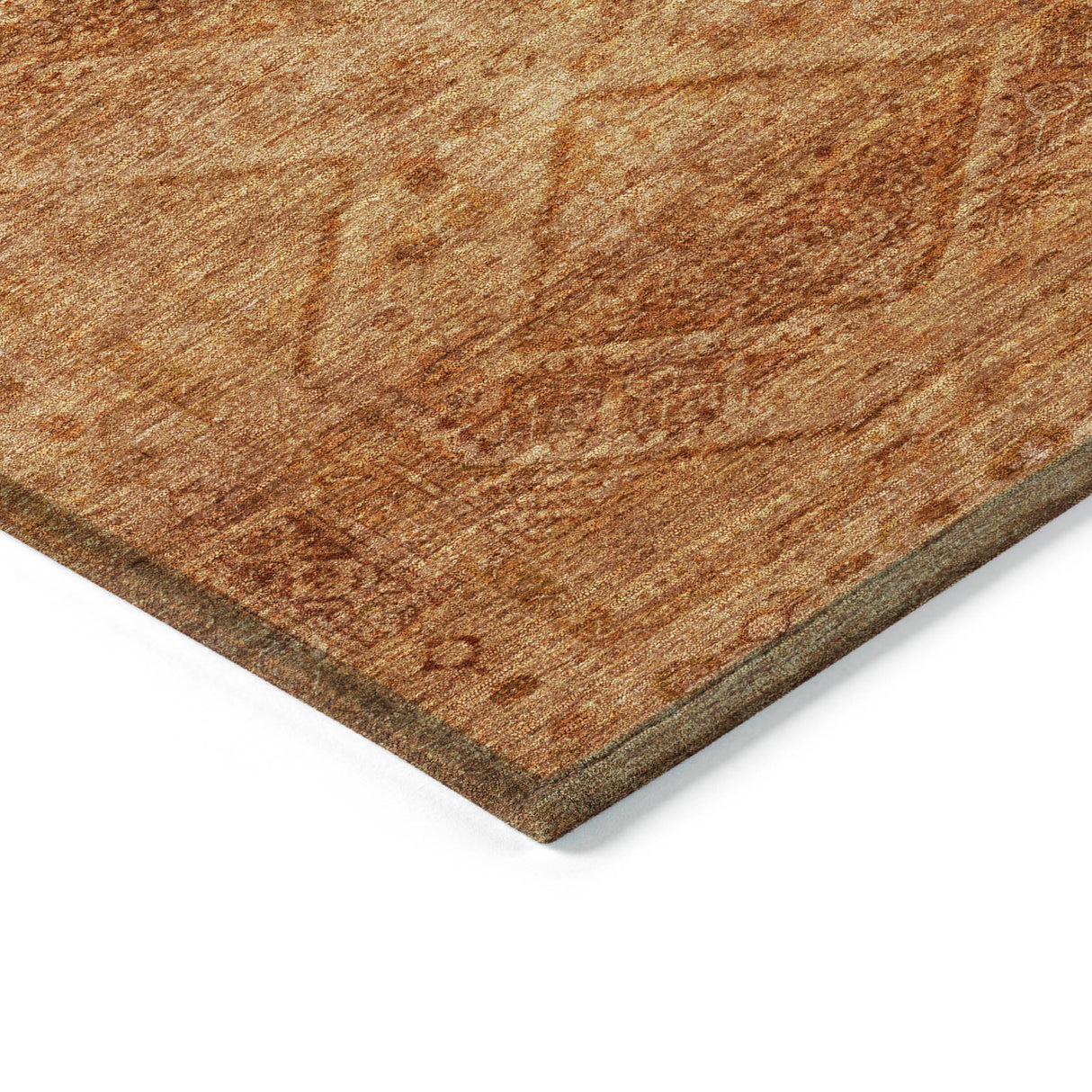 Addison Chantille ACN2060 Geometric Machine Made Transitional Copper Rug