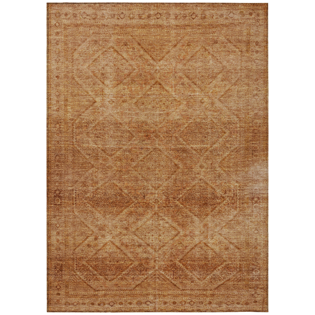Addison Chantille ACN2060 Geometric Machine Made Transitional Copper Rug