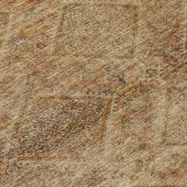 Addison Chantille ACN2060 Geometric Machine Made Transitional Khaki Rug