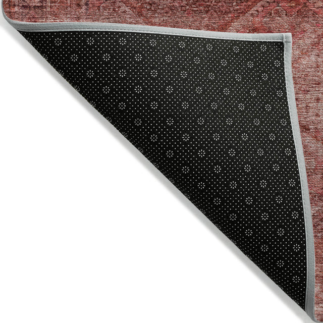 Addison Chantille ACN2060 Geometric Machine Made Transitional Pink Rug