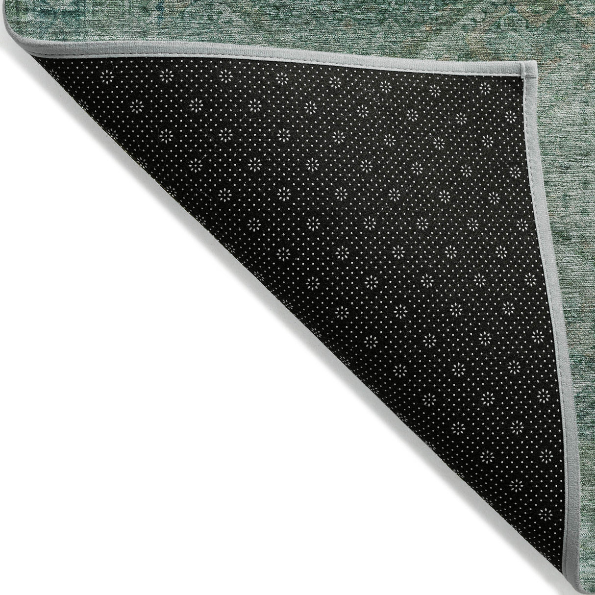 Addison Chantille ACN2060 Geometric Machine Made Transitional Teal Rug