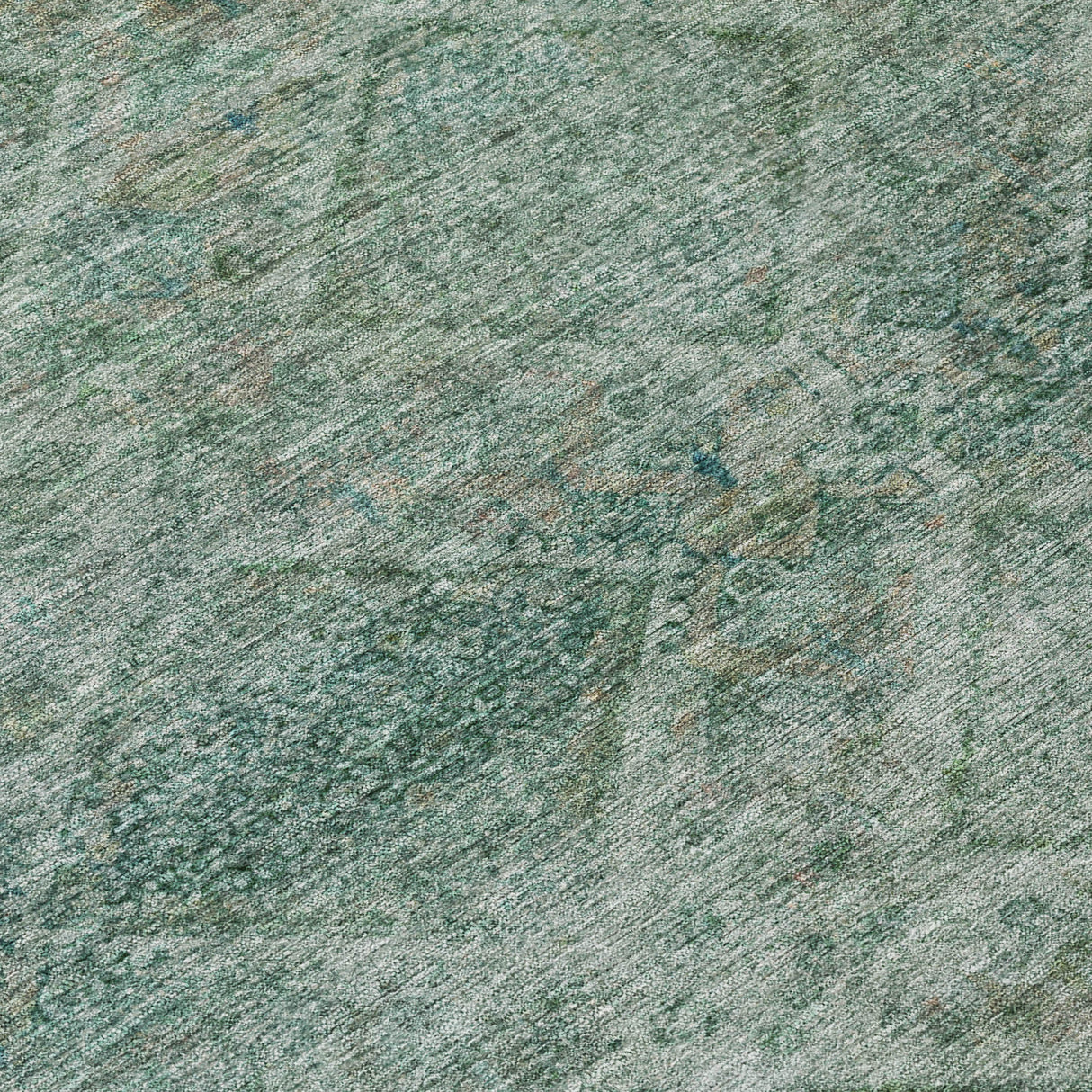 Addison Chantille ACN2060 Geometric Machine Made Transitional Teal Rug