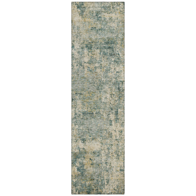 Addison Chantille ACN2061 Abstract Machine Made Transitional Aloe Rug