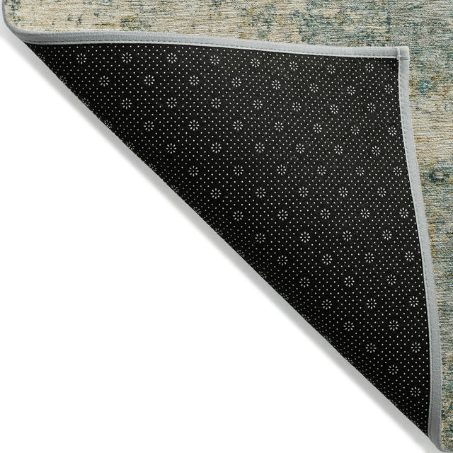 Addison Chantille ACN2061 Abstract Machine Made Transitional Aloe Rug