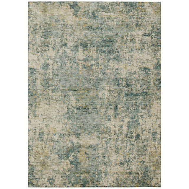 Addison Chantille ACN2061 Abstract Machine Made Transitional Aloe Rug