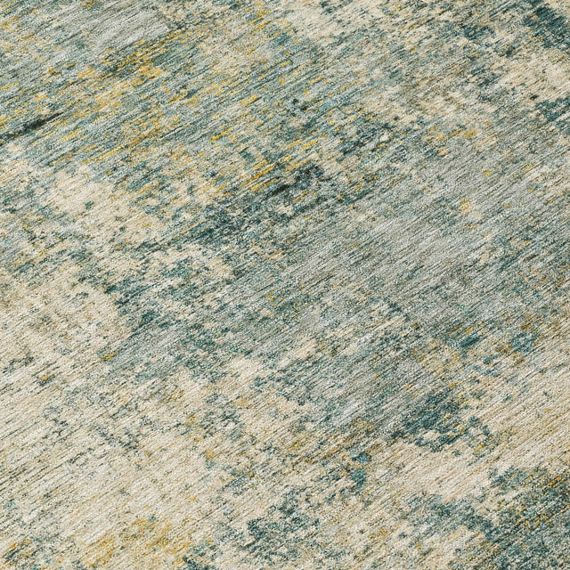 Addison Chantille ACN2061 Abstract Machine Made Transitional Aloe Rug