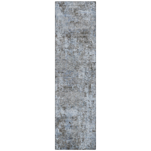 Addison Chantille ACN2061 Abstract Machine Made Transitional Blue Rug