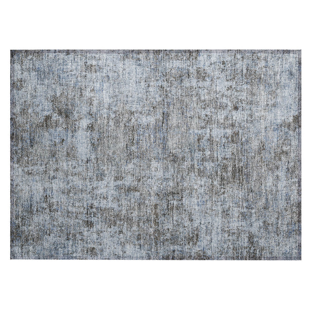Addison Chantille ACN2061 Abstract Machine Made Transitional Blue Rug