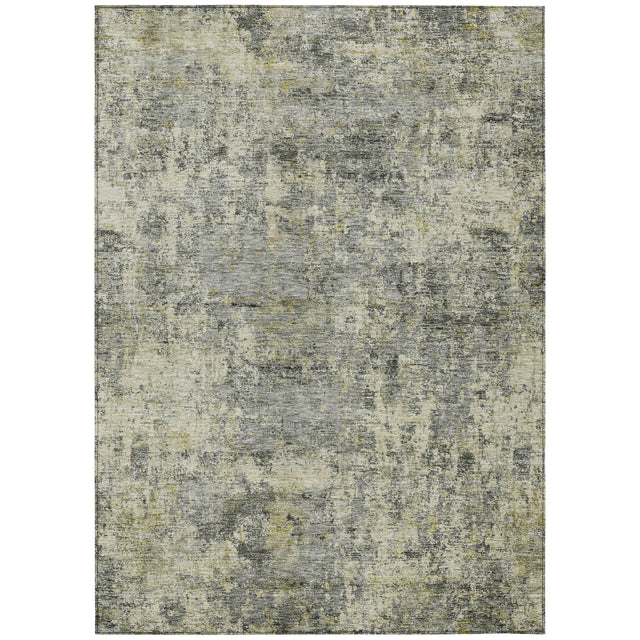 Addison Chantille ACN2061 Abstract Machine Made Transitional Pewter Rug