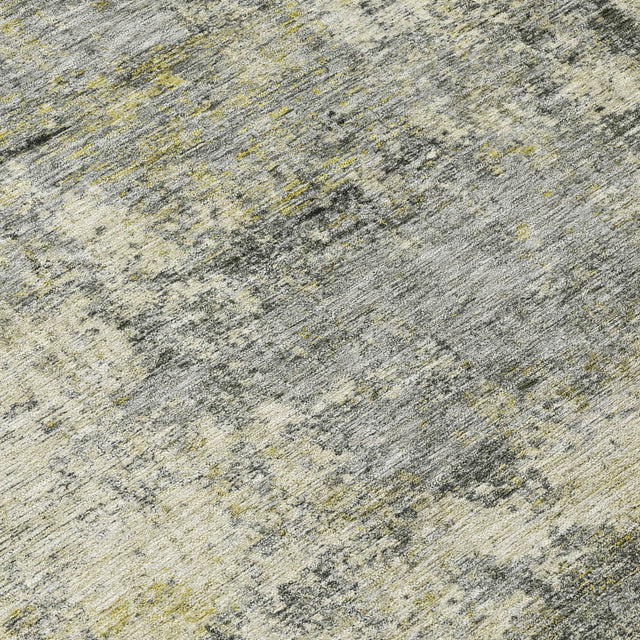 Addison Chantille ACN2061 Abstract Machine Made Transitional Pewter Rug