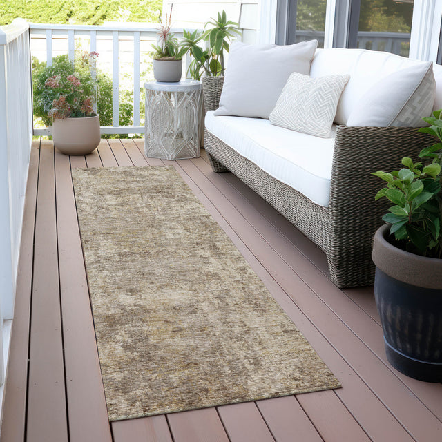 Addison Chantille ACN2061 Abstract Machine Made Transitional Taupe Rug