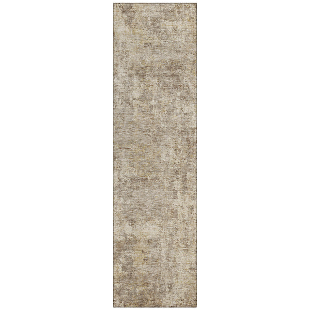Addison Chantille ACN2061 Abstract Machine Made Transitional Taupe Rug