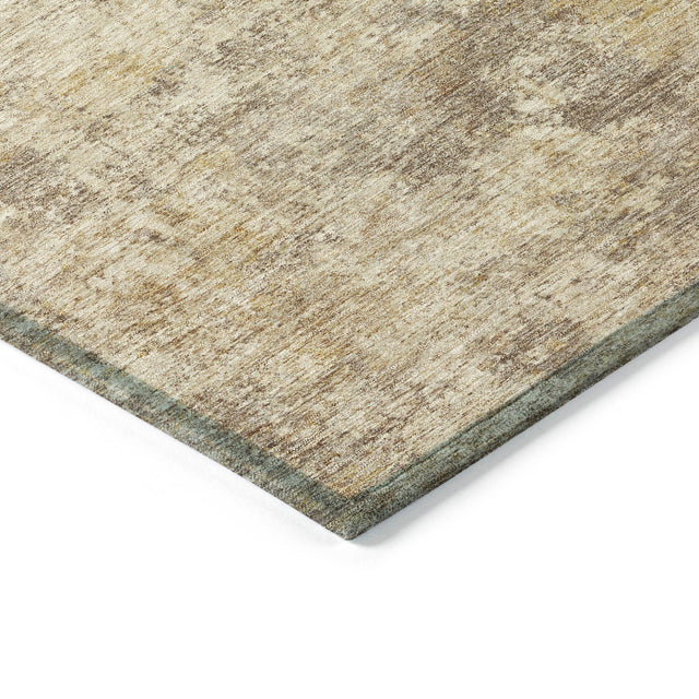 Addison Chantille ACN2061 Abstract Machine Made Transitional Taupe Rug