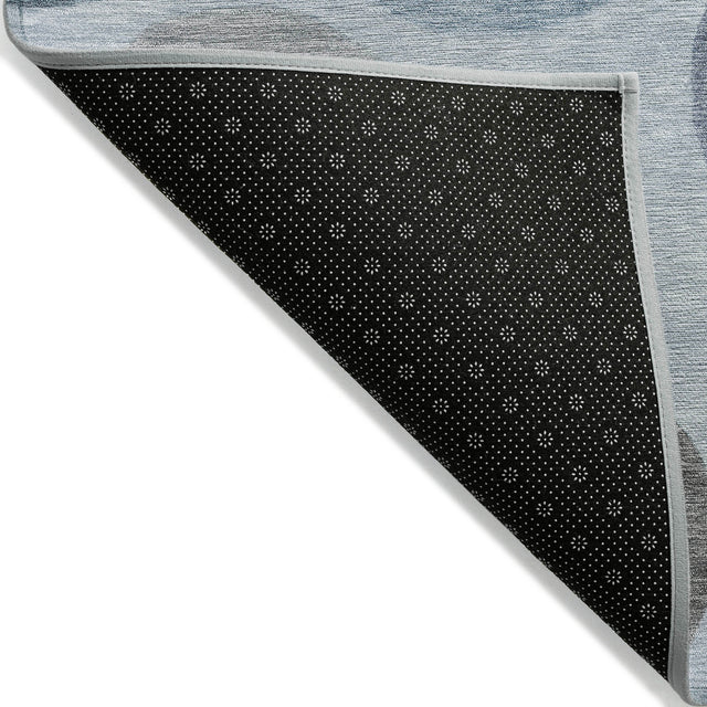 Addison Chantille ACN2062 Geometric Machine Made Transitional Blue Rug