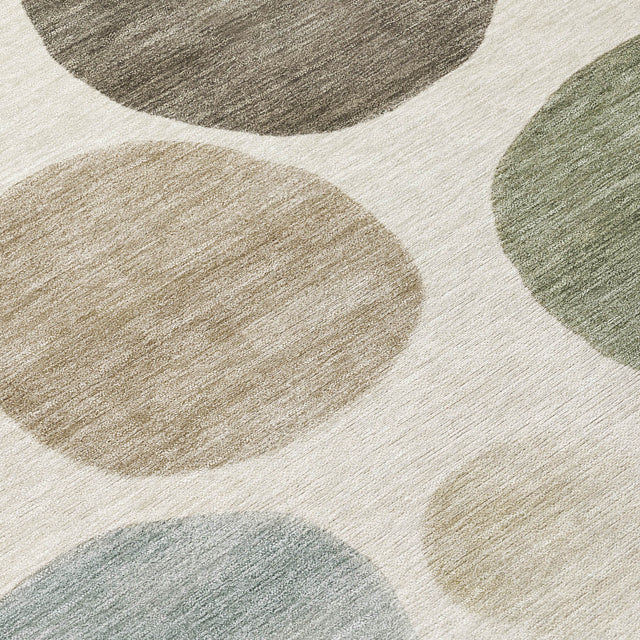 Addison Chantille ACN2062 Geometric Machine Made Transitional Ivory Rug