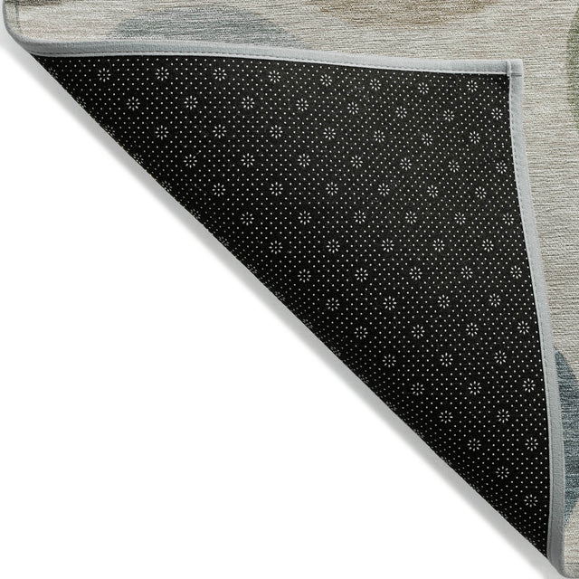 Addison Chantille ACN2062 Geometric Machine Made Transitional Khaki Rug