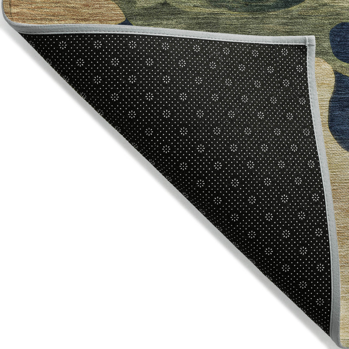 Addison Chantille ACN2063 Abstract Machine Made Transitional Navy Rug