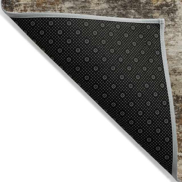 Addison Chantille ACN2064 Abstract Machine Made Transitional Brown Rug