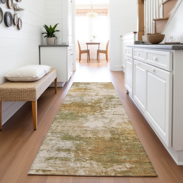 Addison Chantille ACN2064 Abstract Machine Made Transitional Copper Rug