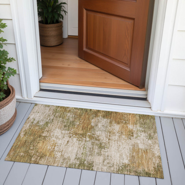 Addison Chantille ACN2064 Abstract Machine Made Transitional Copper Rug