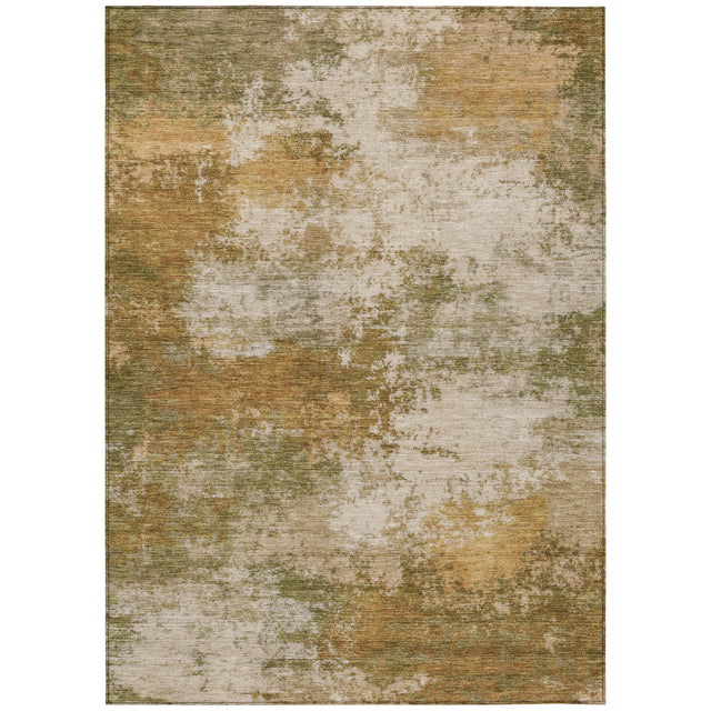 Addison Chantille ACN2064 Abstract Machine Made Transitional Copper Rug