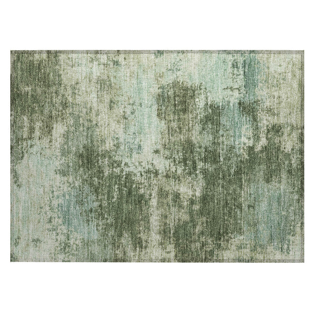 Addison Chantille ACN2065 Abstract Machine Made Transitional Aloe Rug