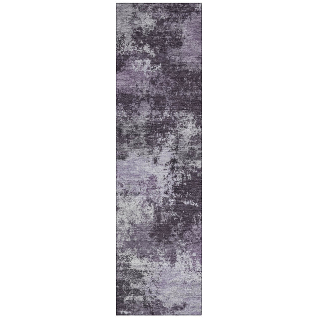 Addison Chantille ACN2065 Abstract Machine Made Transitional Purple Rug
