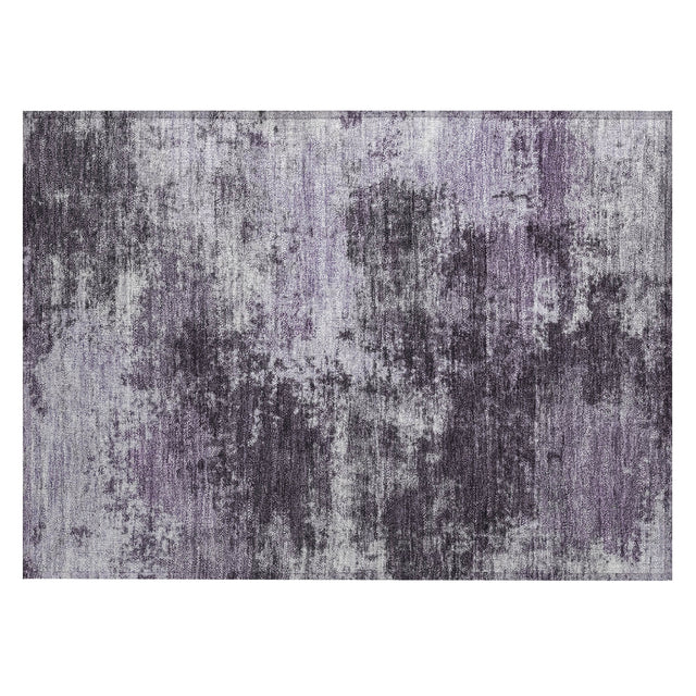 Addison Chantille ACN2065 Abstract Machine Made Transitional Purple Rug