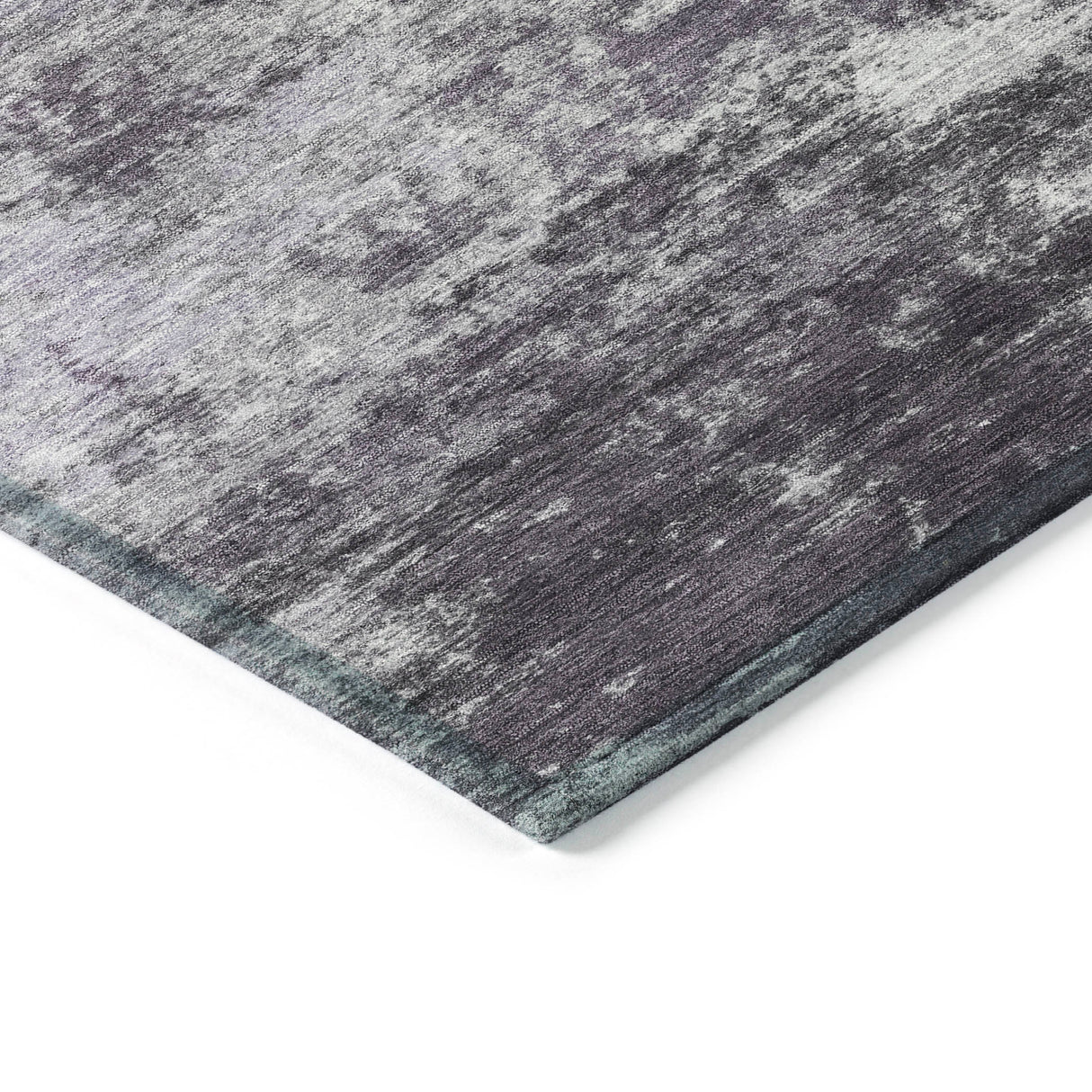 Addison Chantille ACN2065 Abstract Machine Made Transitional Purple Rug