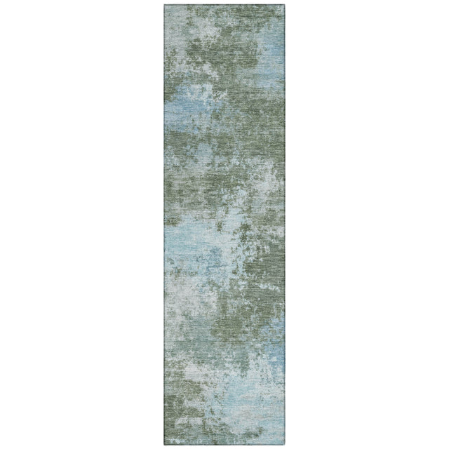 Addison Chantille ACN2065 Abstract Machine Made Transitional Sage Rug