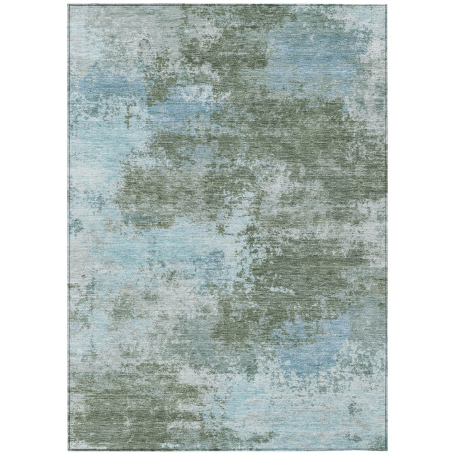 Addison Chantille ACN2065 Abstract Machine Made Transitional Sage Rug