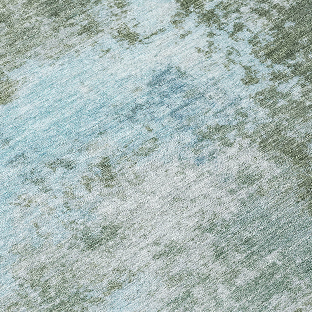 Addison Chantille ACN2065 Abstract Machine Made Transitional Sage Rug