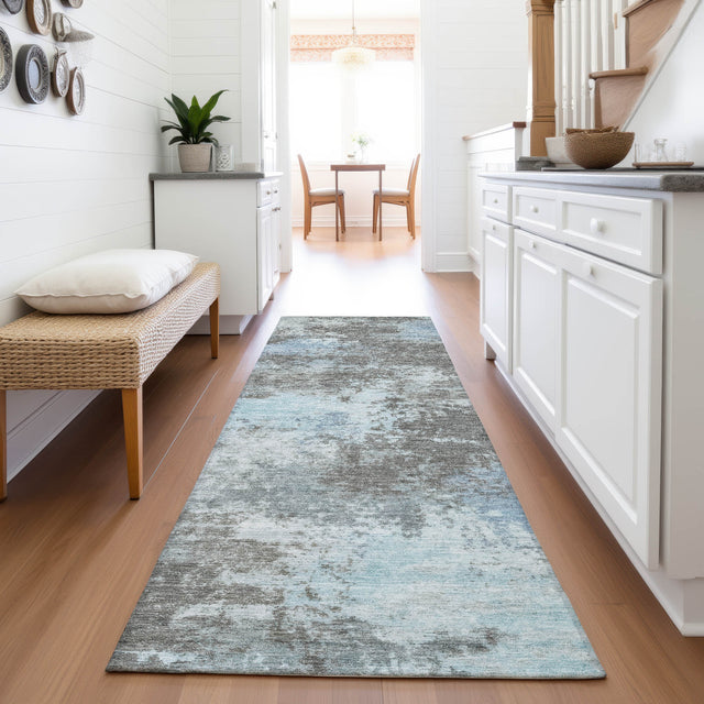 Addison Chantille ACN2065 Abstract Machine Made Transitional Taupe Rug